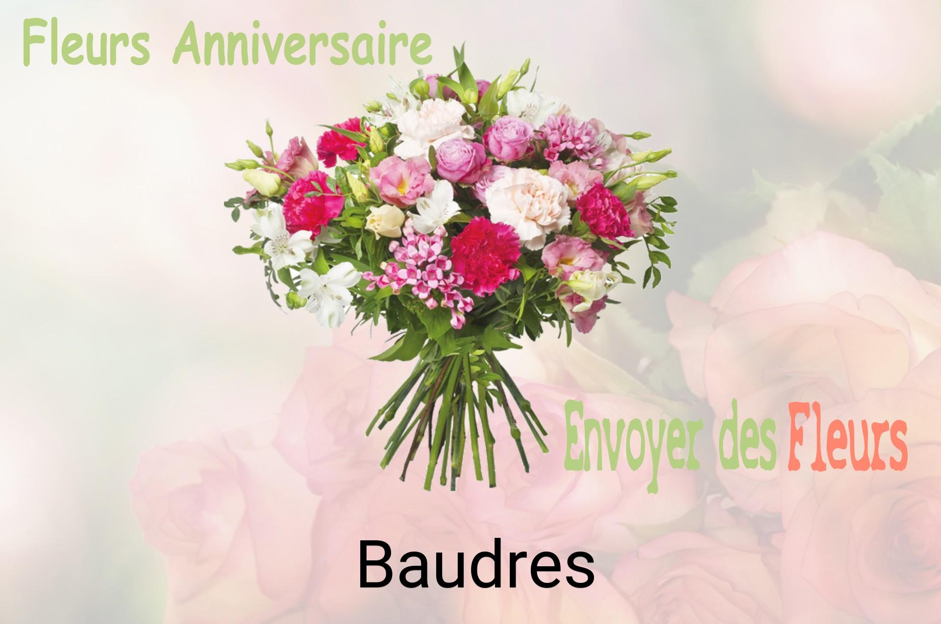 Bouquet de fleurs d’anniversaire livré à Baudres